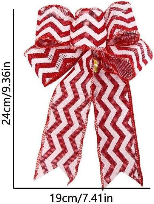 DIY Christmas Bows for Tree Wreath and Gift Wrapping