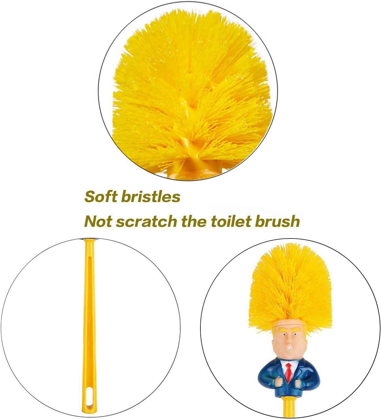 Trump Toilet Brush Original Funny Cleaning Tool