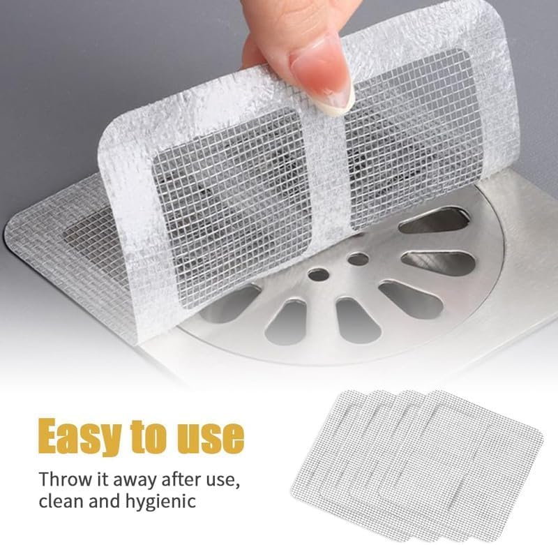 Disposable Hair Drain Stickers 10 4x4 Inch Upgrade