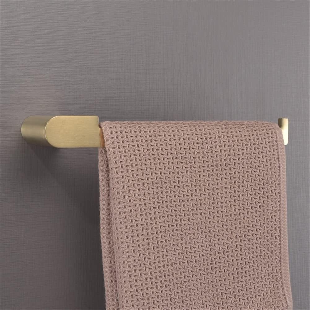 ANNBKA Gold Towel Bar 1 pcs Brushed Stainless Steel Wall Mounted Towel Holder