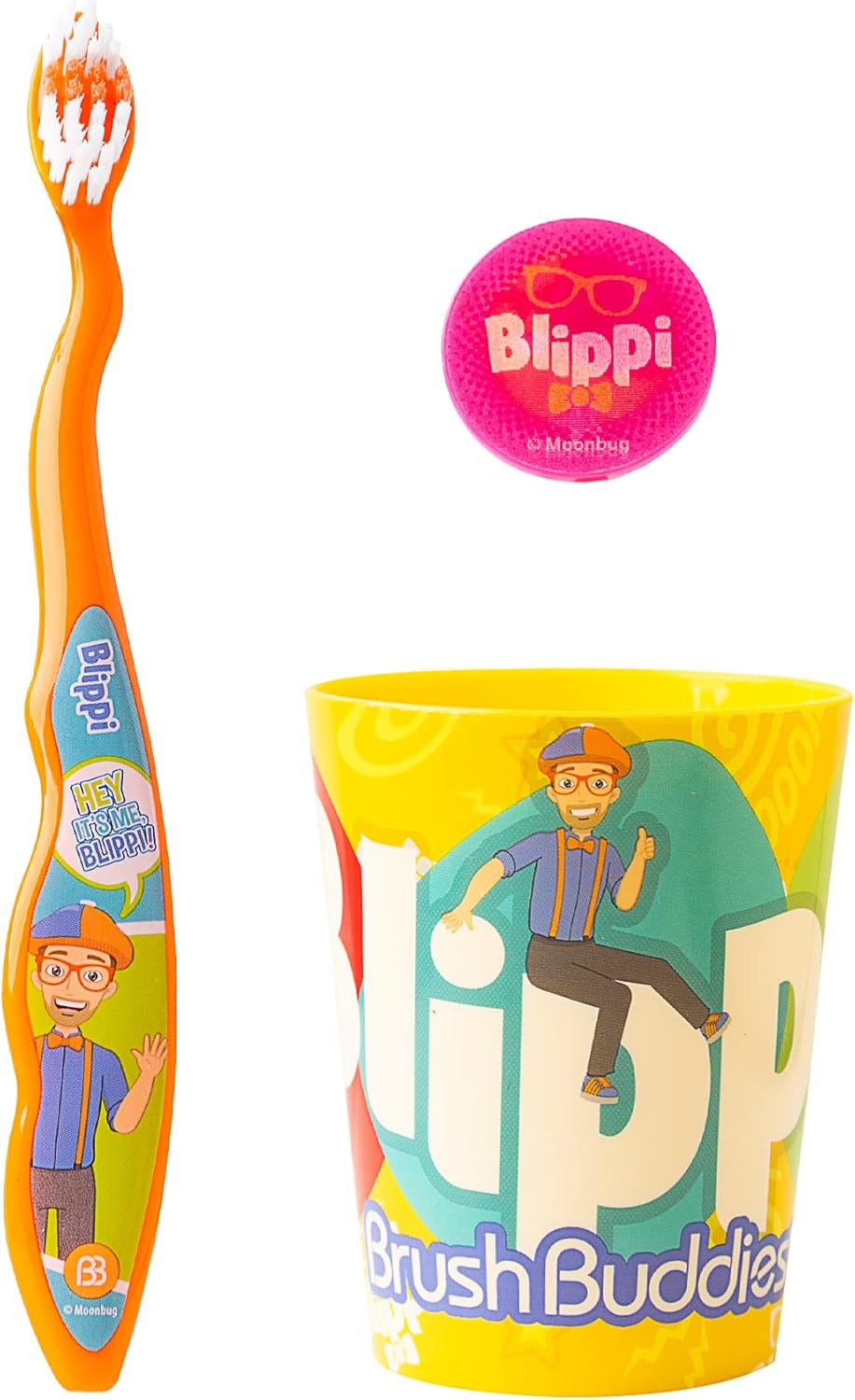 Brush Buddies Blippi Kids 3PC Toothbrush Kit