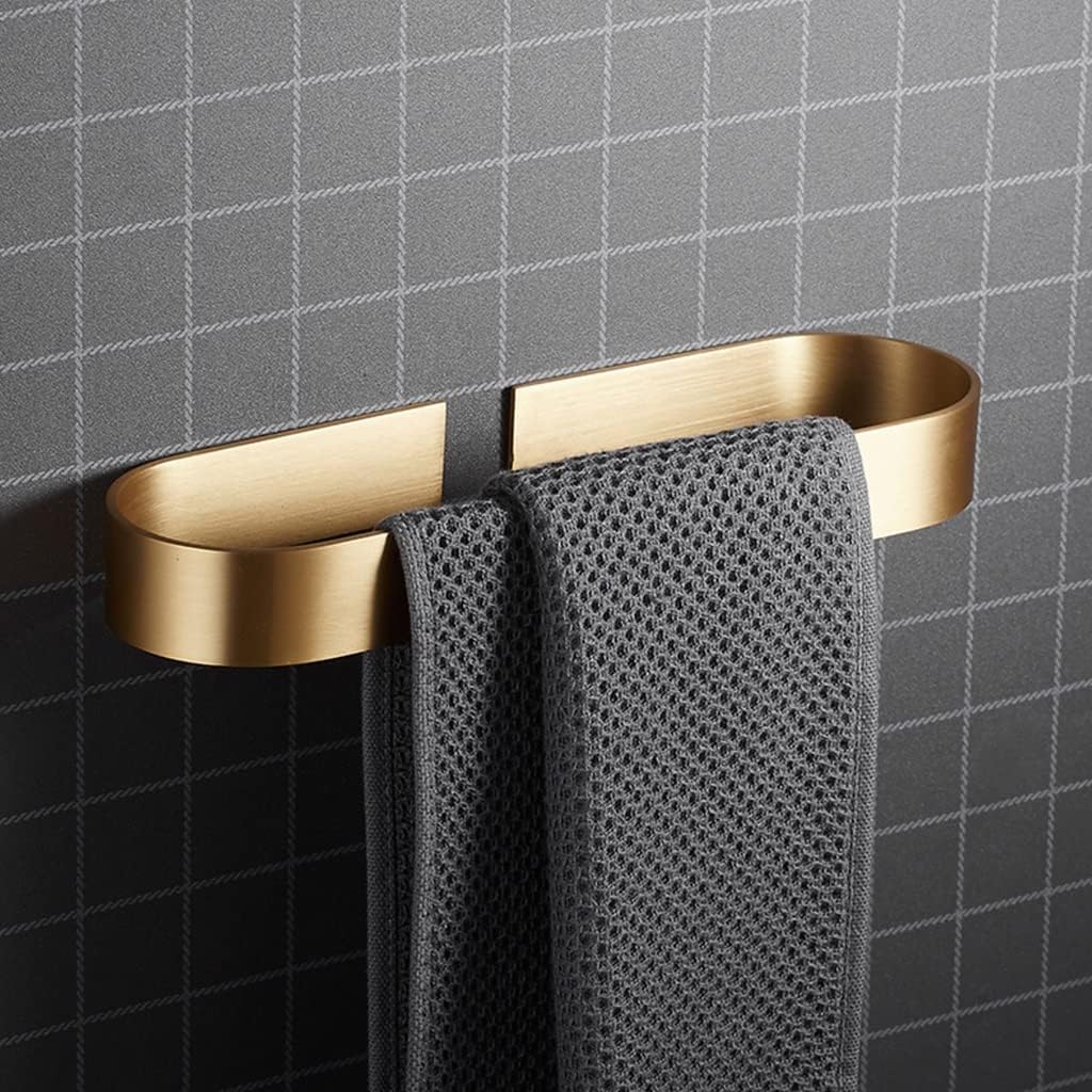 ANNBKA Brass Towel Bar Set with Cap Hook and Slippers Towel Holder