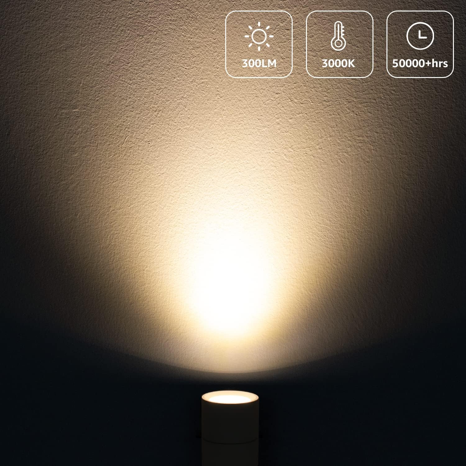 SUNVIE 2 Pack LED Floor Spotlights with Foot Switch