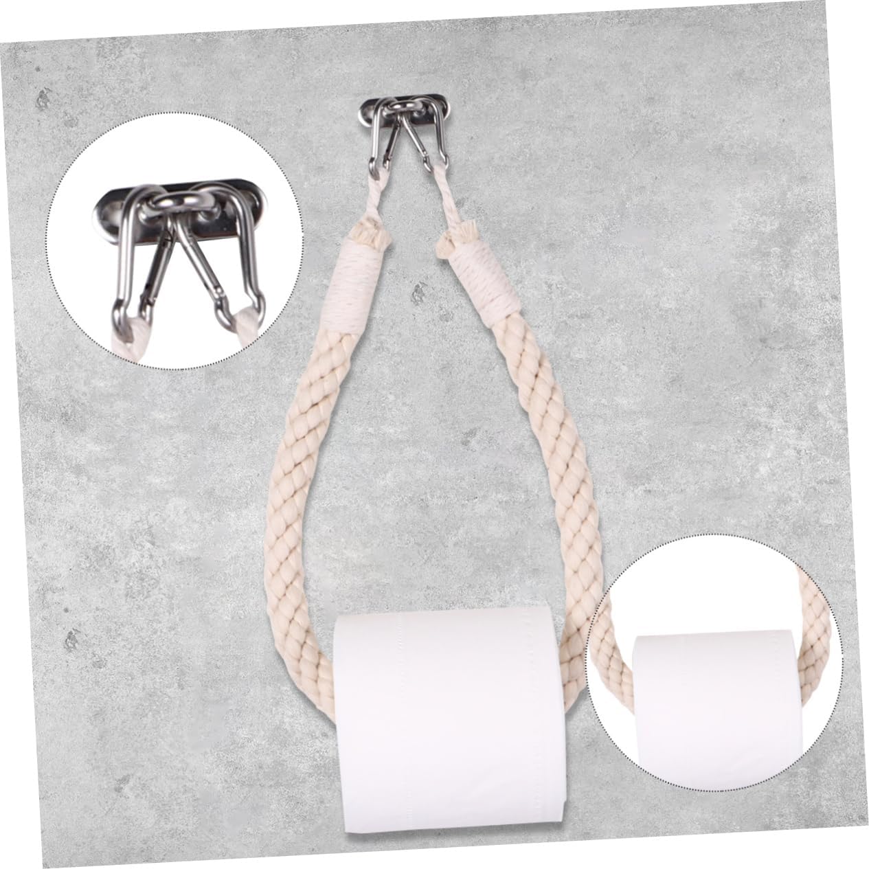 Hoement Nautical Rope Toilet Paper Holder