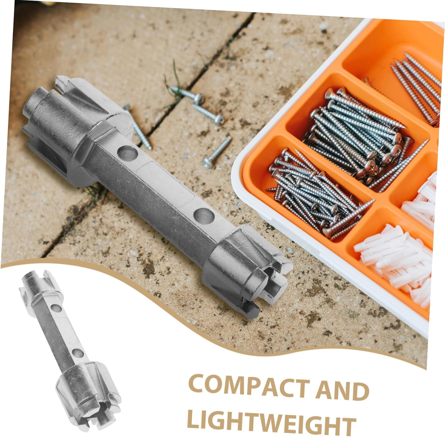 Aluminum Alloy Multifunction Faucet Wrench