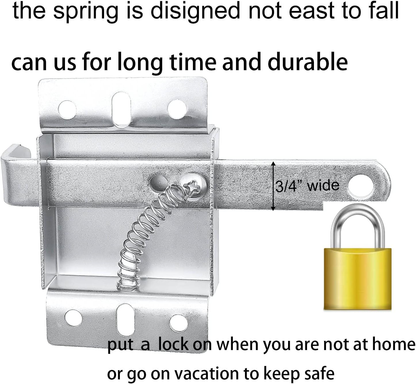 Wedelweib Garage Door Sidelock 2 Pack 1