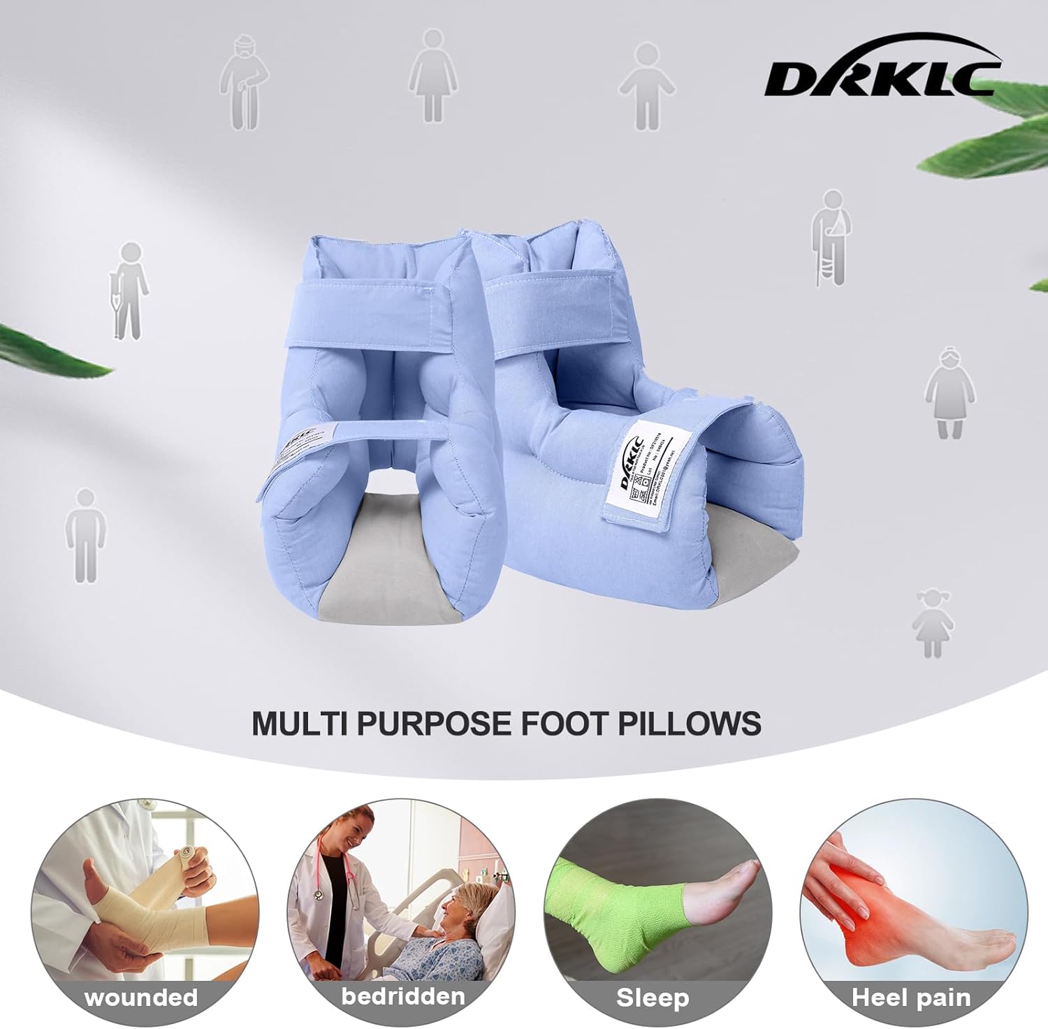 DRKLC Heel Protector Cushion for Pressure Sores Relief
