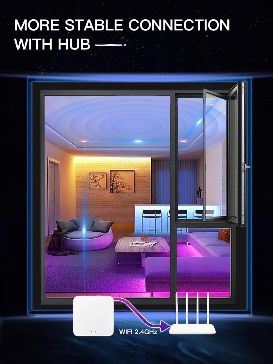 12 Pack Smart LED Recessed Lighting 4 Inch with APP Control