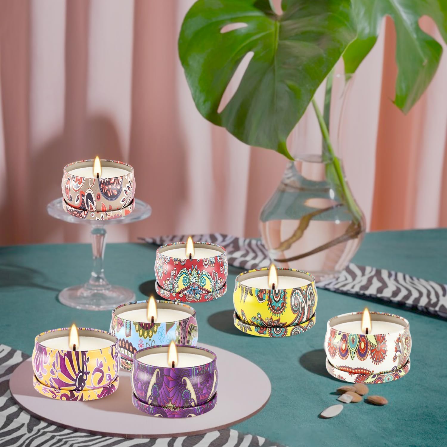 Set of 36 Scented Soy Candles for Gifts