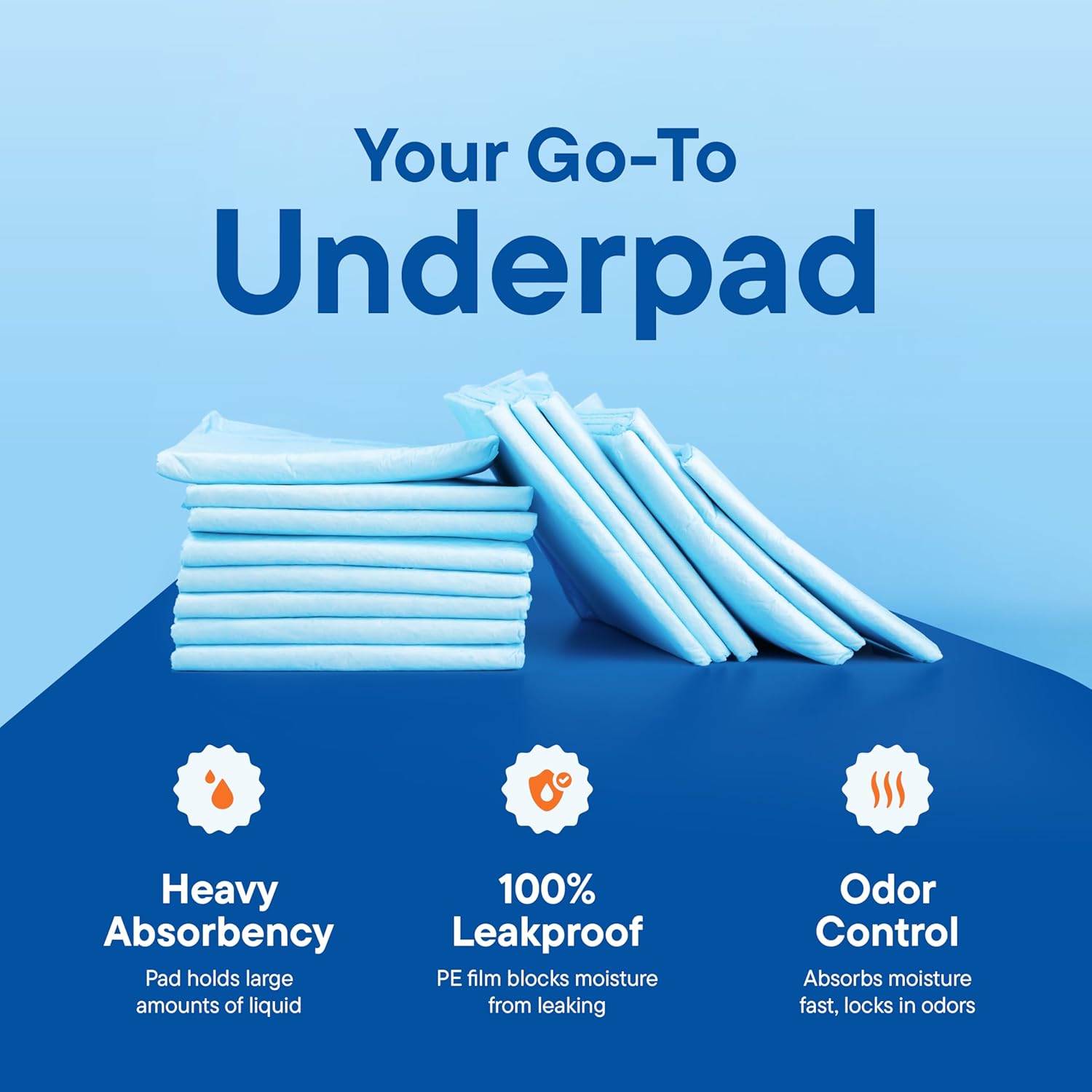 Stack Man Chucks Pads 100-Pack Extra Large Incontinence Underpads