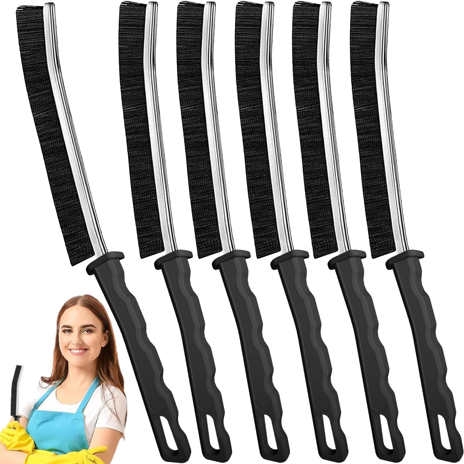 AUDELN 6Pcs Multifunctional Gap Cleaning Brush Tool