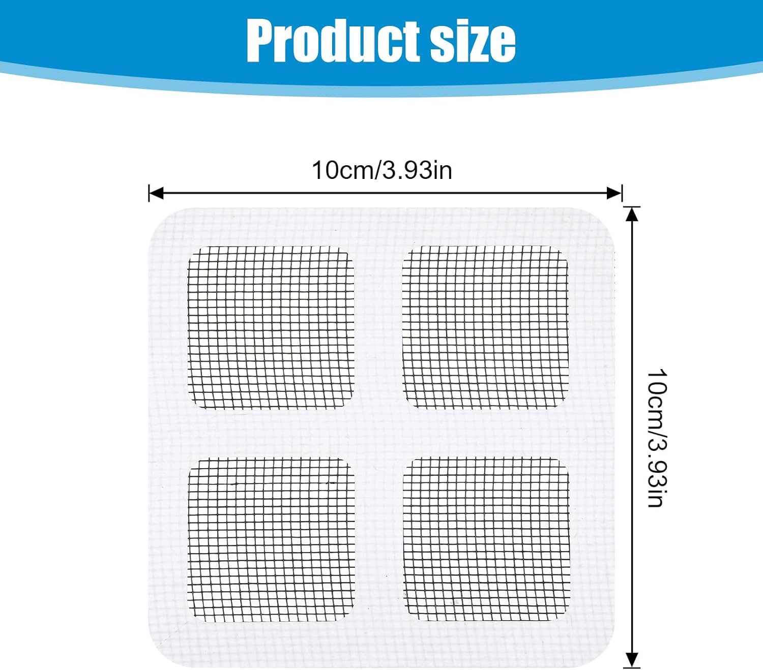 Disposable Shower Drain Hair Catcher 12-Pack