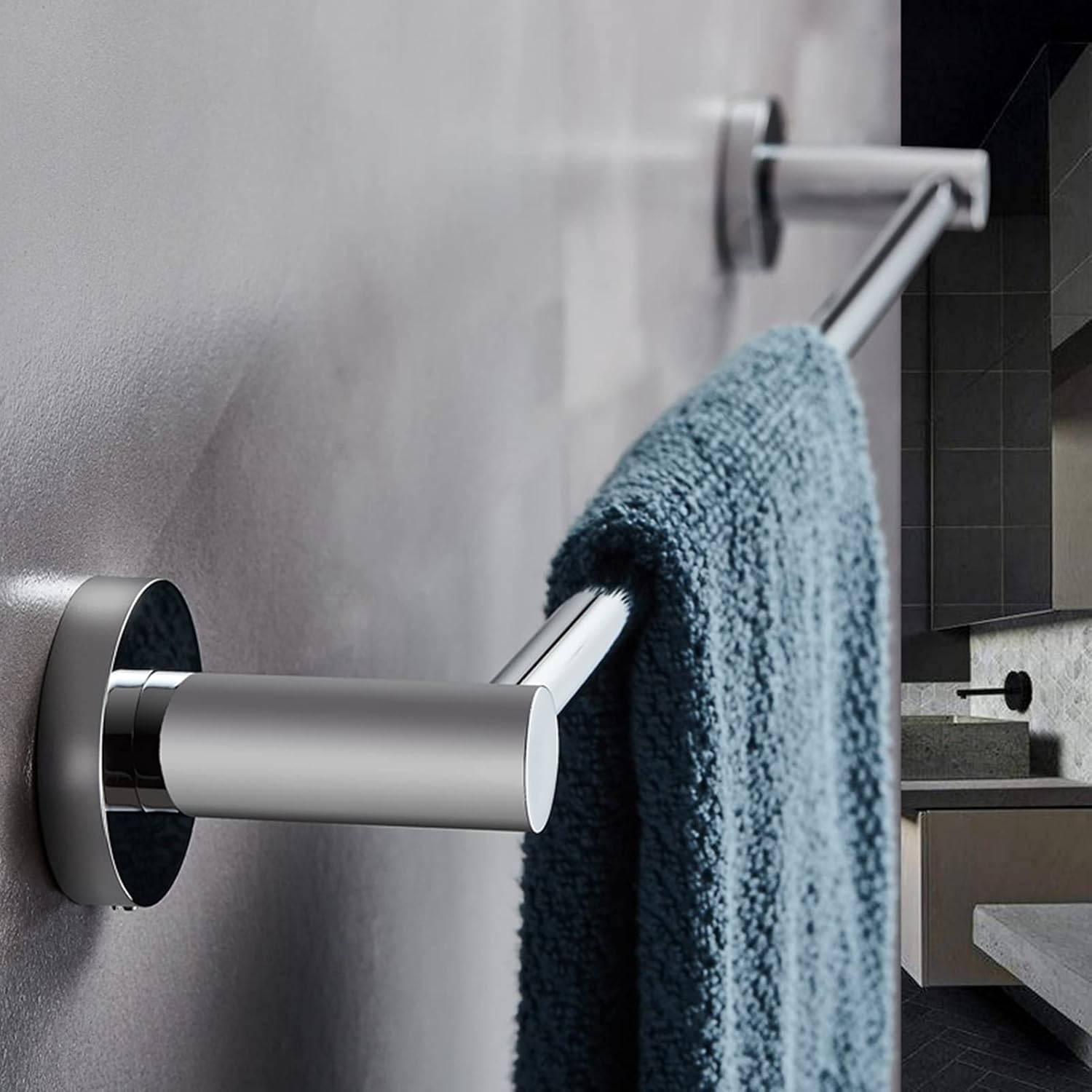 TiStm Towel Rack 20Cm-100Cm Polished Chrome