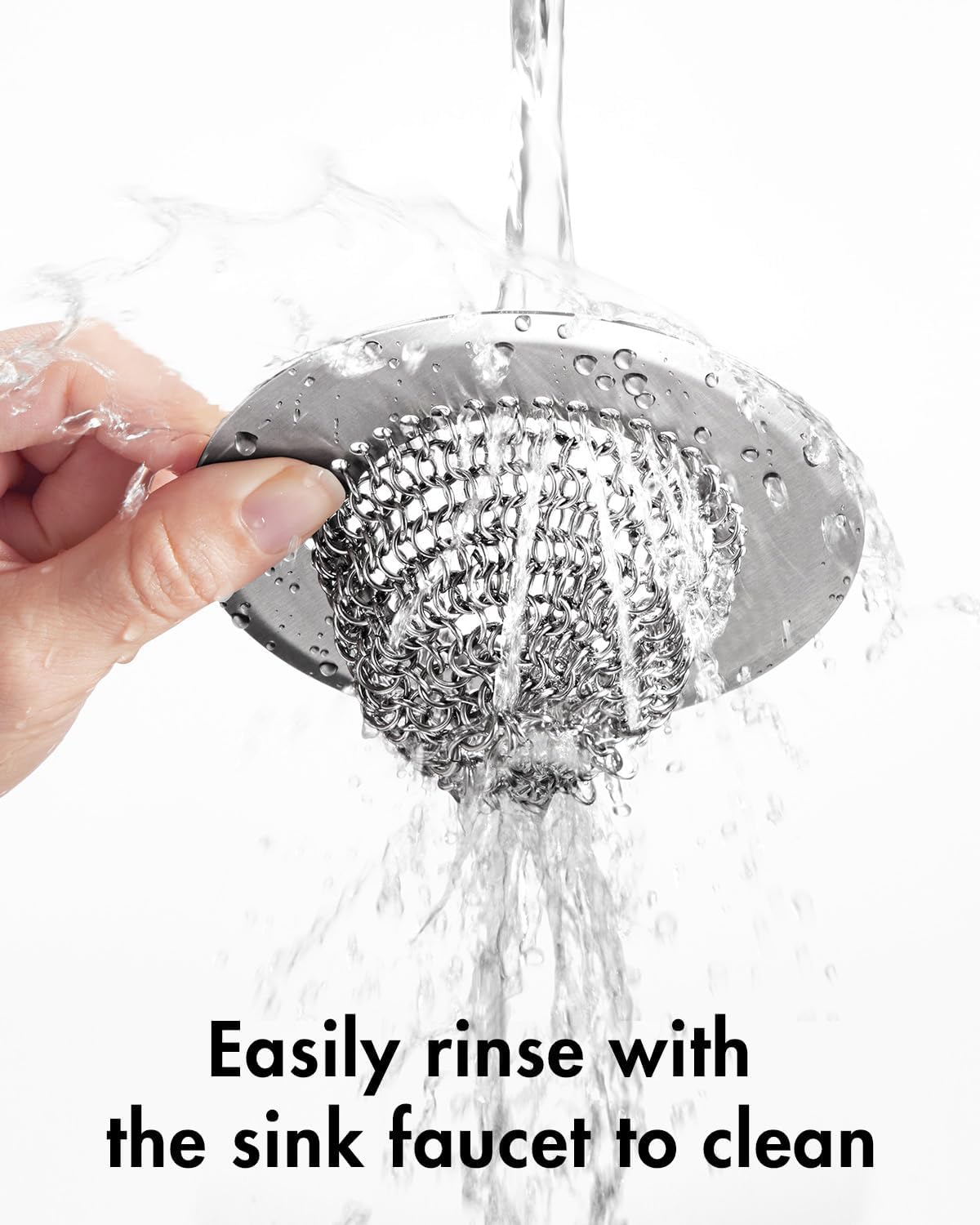 Wokdada Reversible Sink Strainer with 304 Stainless Steel