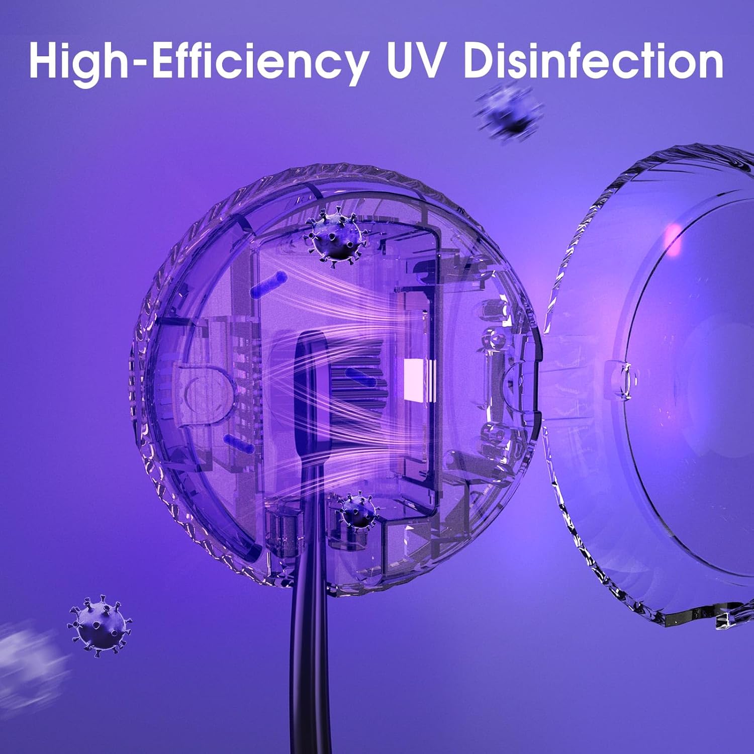 iHave UV Toothbrush Sanitizer - Wall Mounted Compact Stylish