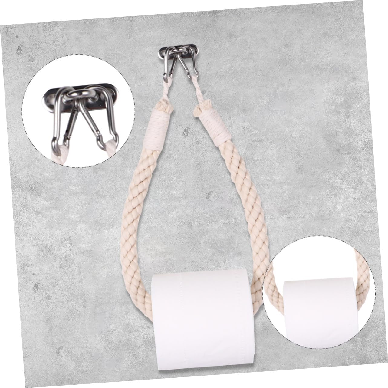 Mikikit Nautical Rope Toilet Paper Holder