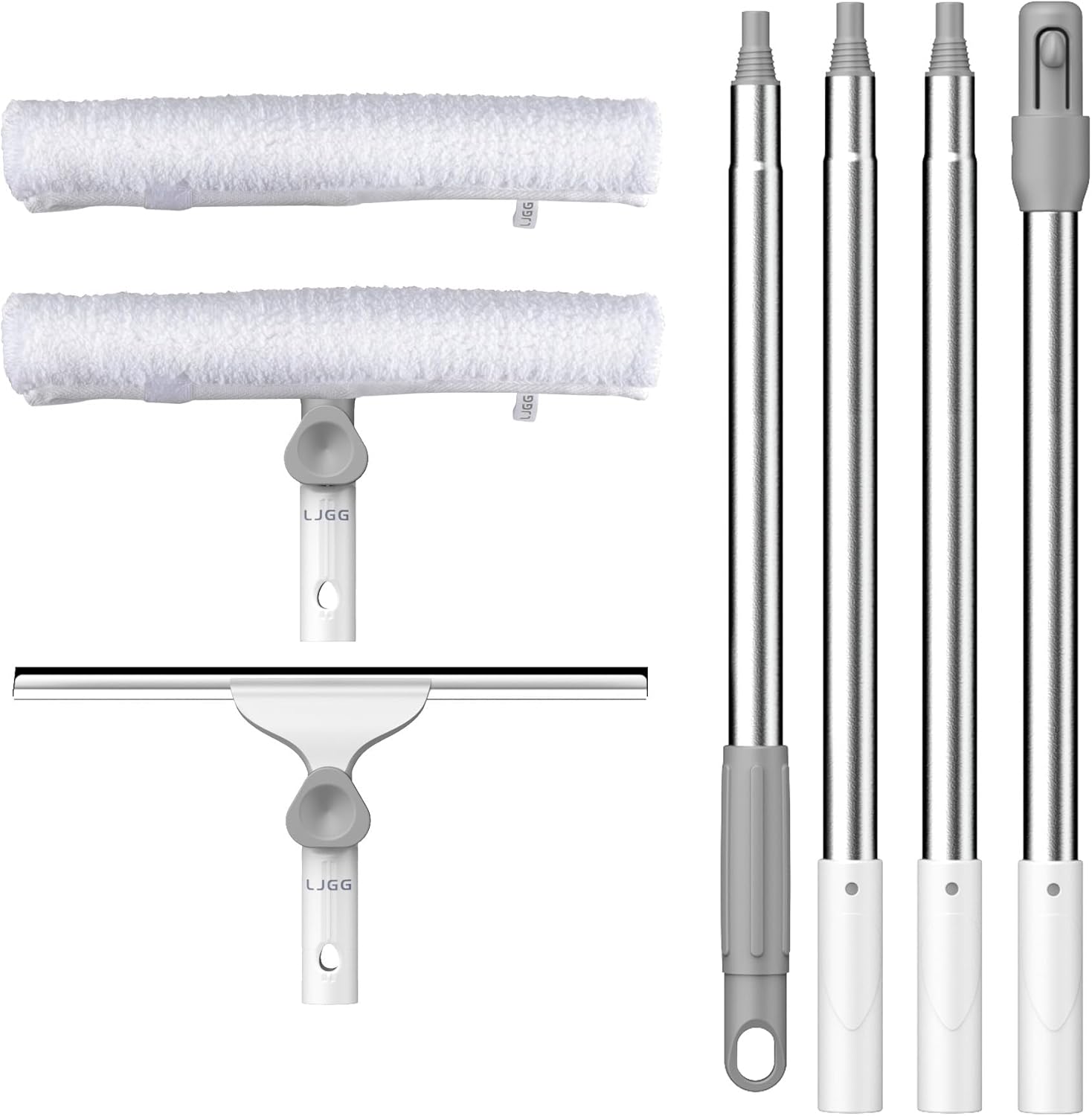 LJGG Window Squeegee Kit with 54 Extendable Pole