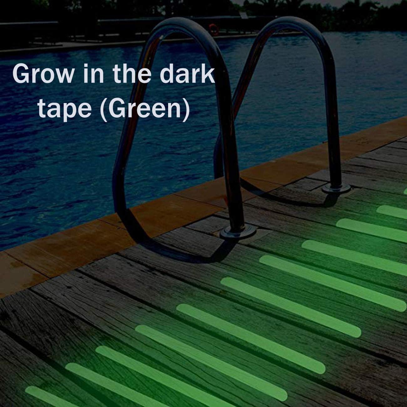 Kyerivs Non-Slip Bathtub Stickers with Glow Luminous Safety Treads