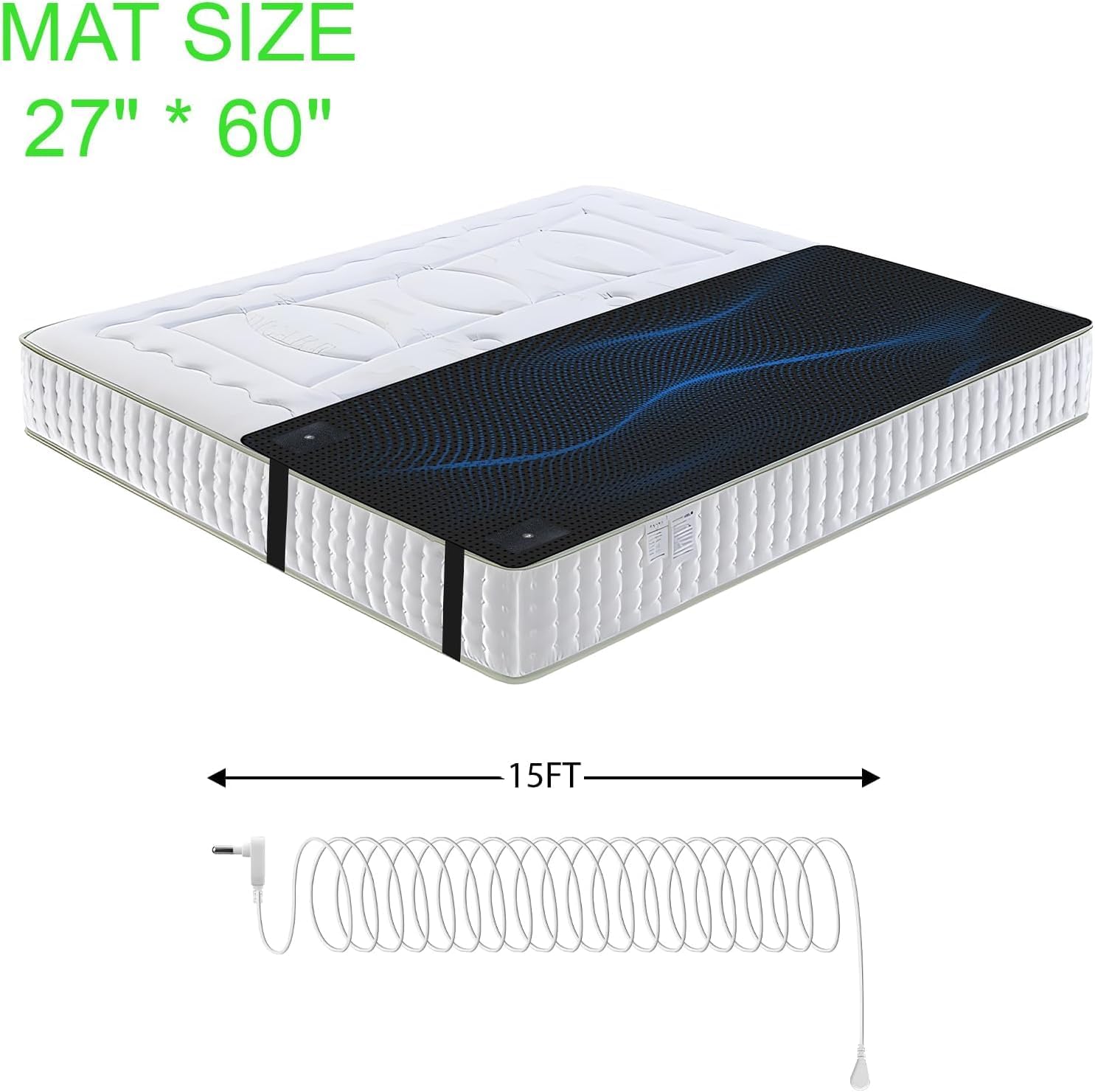 Aidmom Grounding Mat Queen Size 27x60