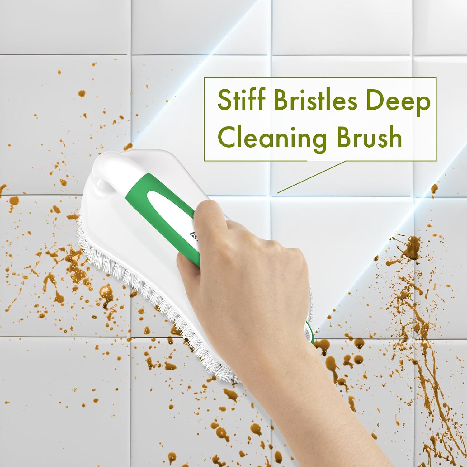 Amazer Scrub Brush for Tub Sink Carpet Floor - Pack of 2