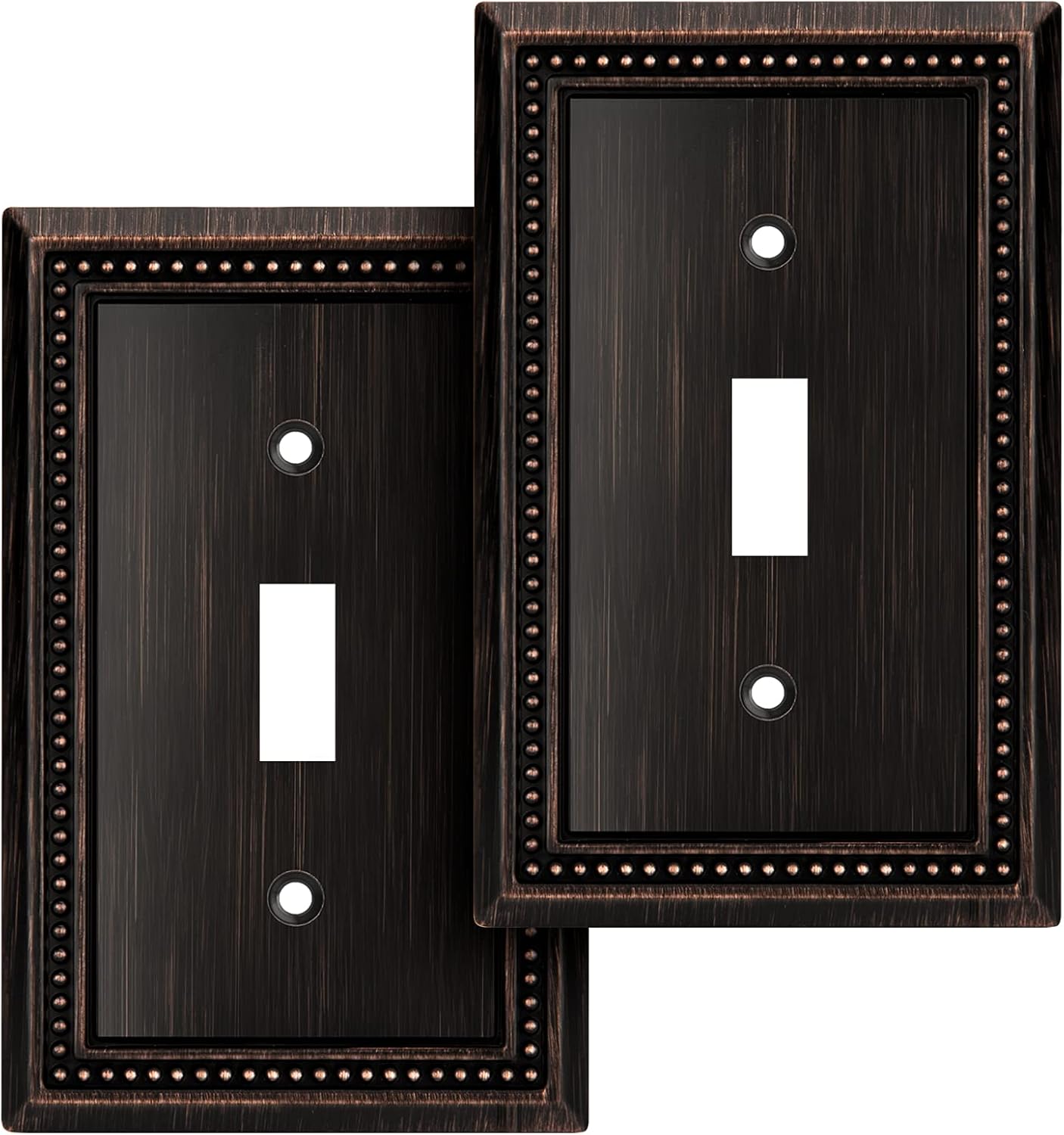 Henne Bery Sunken Pearls Wall Plate 2 Pack Aged Bronze