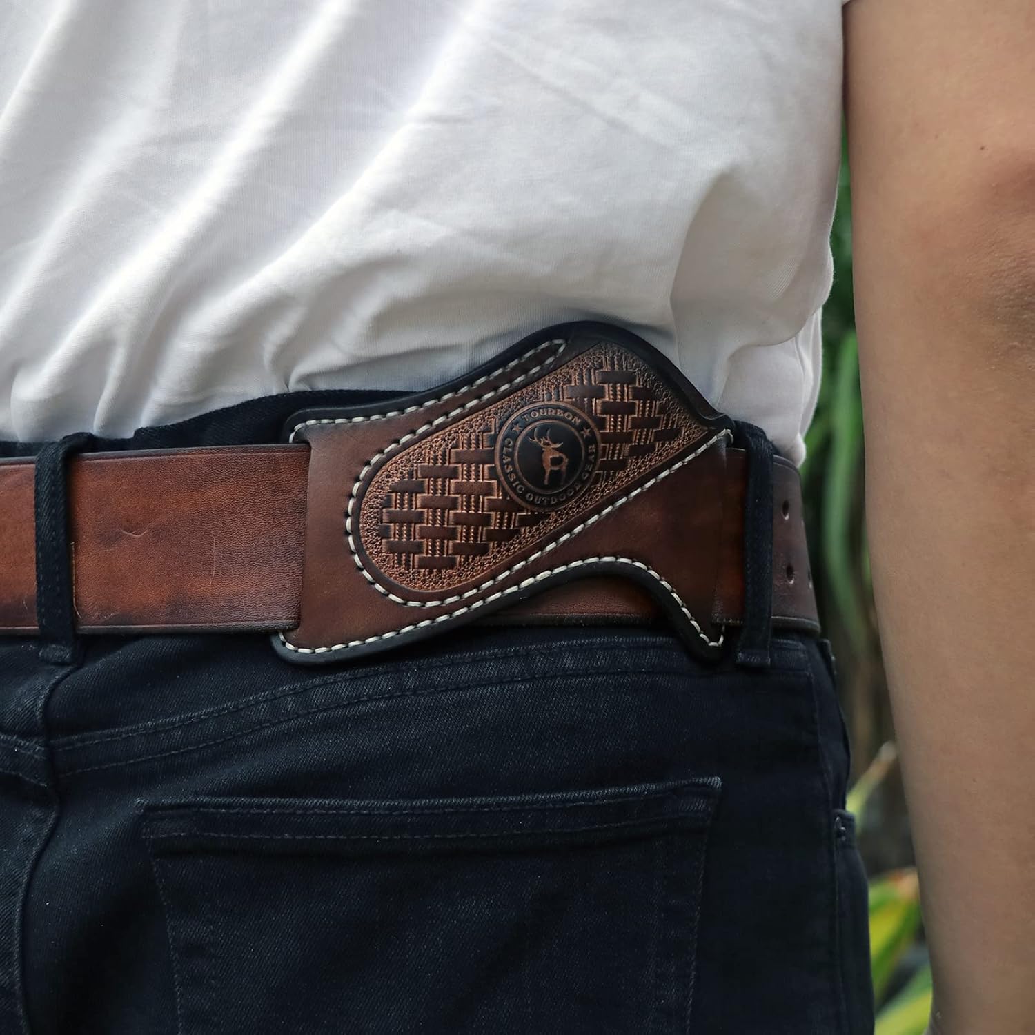 Tourbon Folding Knife Sheath for Belt Pocket 1