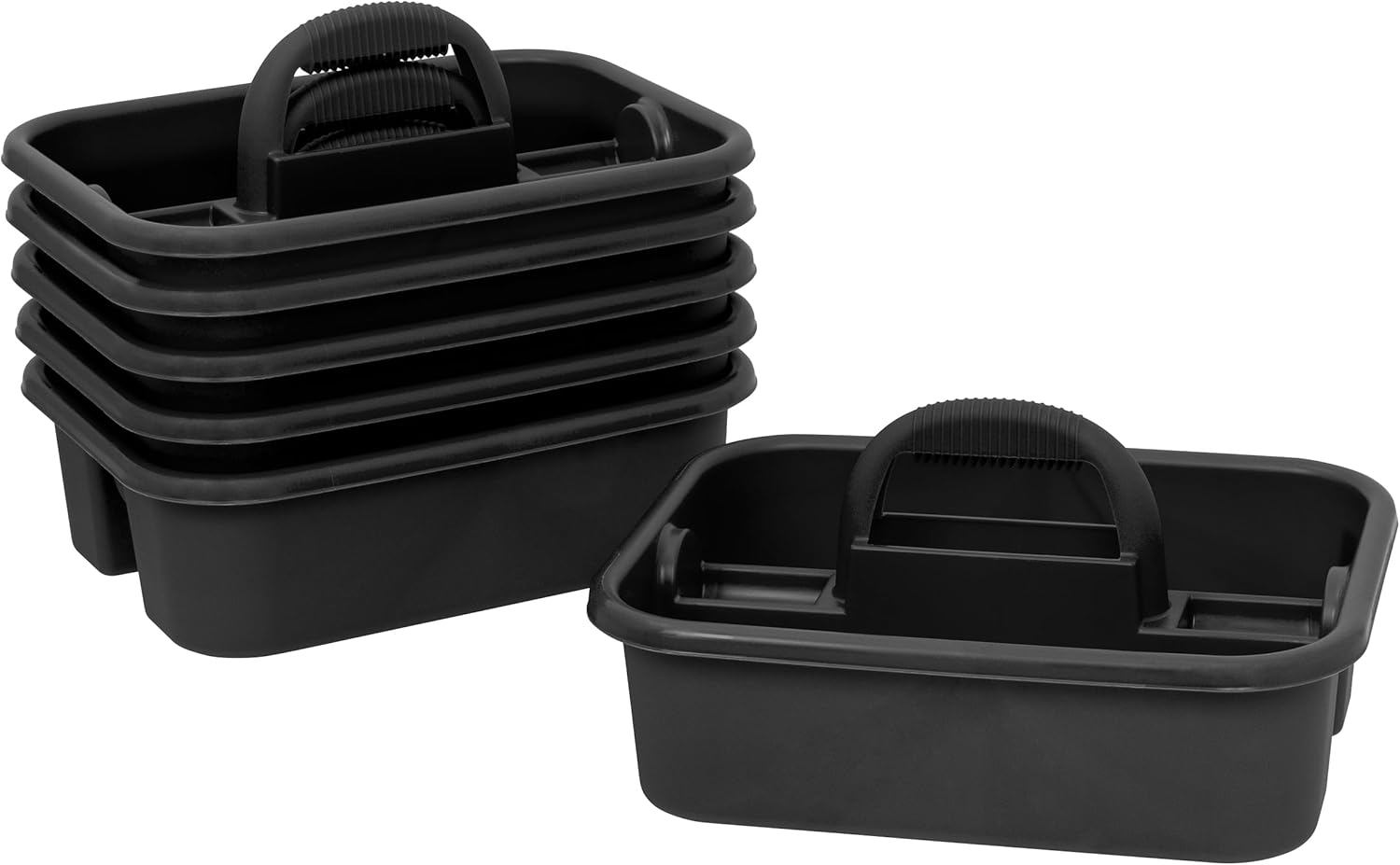 Akro-Mils 09185 Plastic Tote Tool Cleaning Caddy 6-Pack