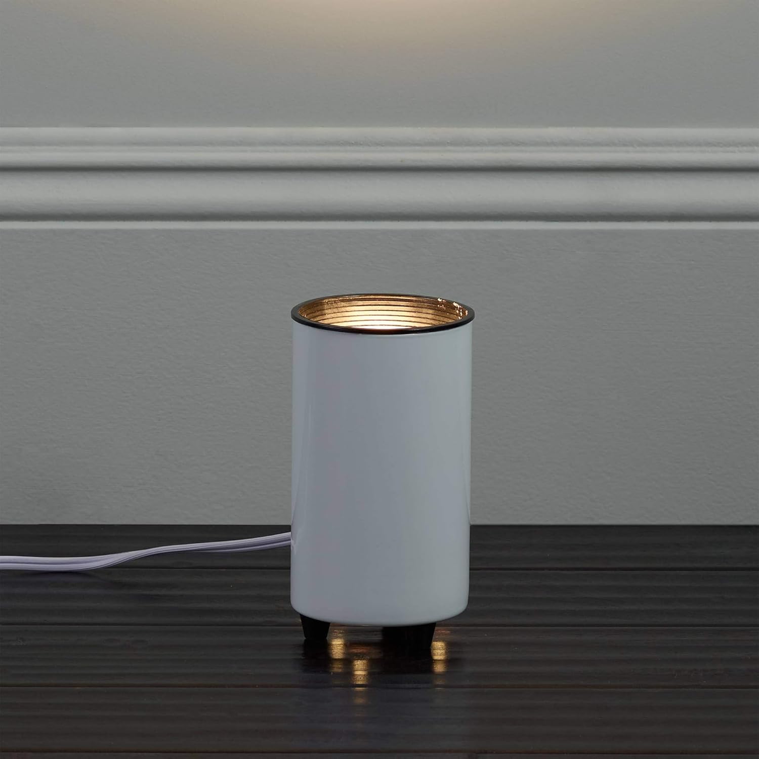 Pro Track Mini Spotlight Cans - Set of 2 White Plug-in