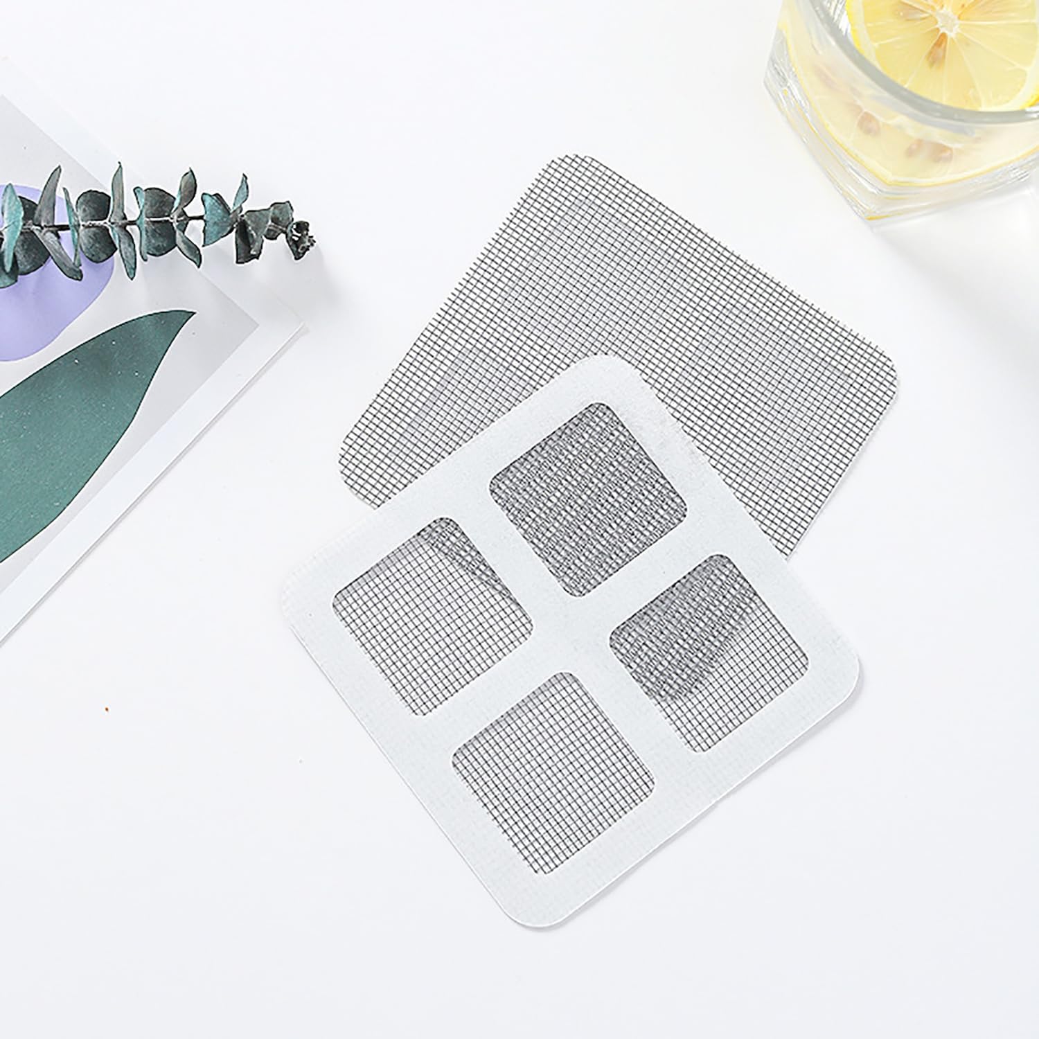 KDUPUP Disposable Hair Catcher Drain Cover Stickers