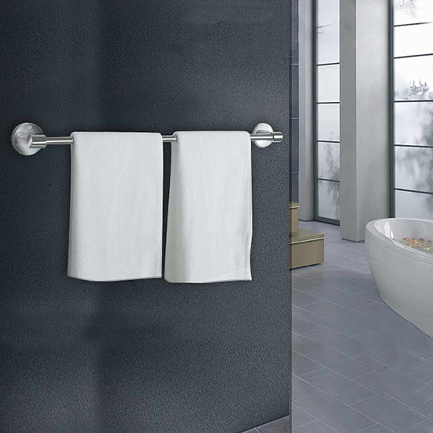 Stainless Steel Wall Mounted Towel Bar 40cm-120cm