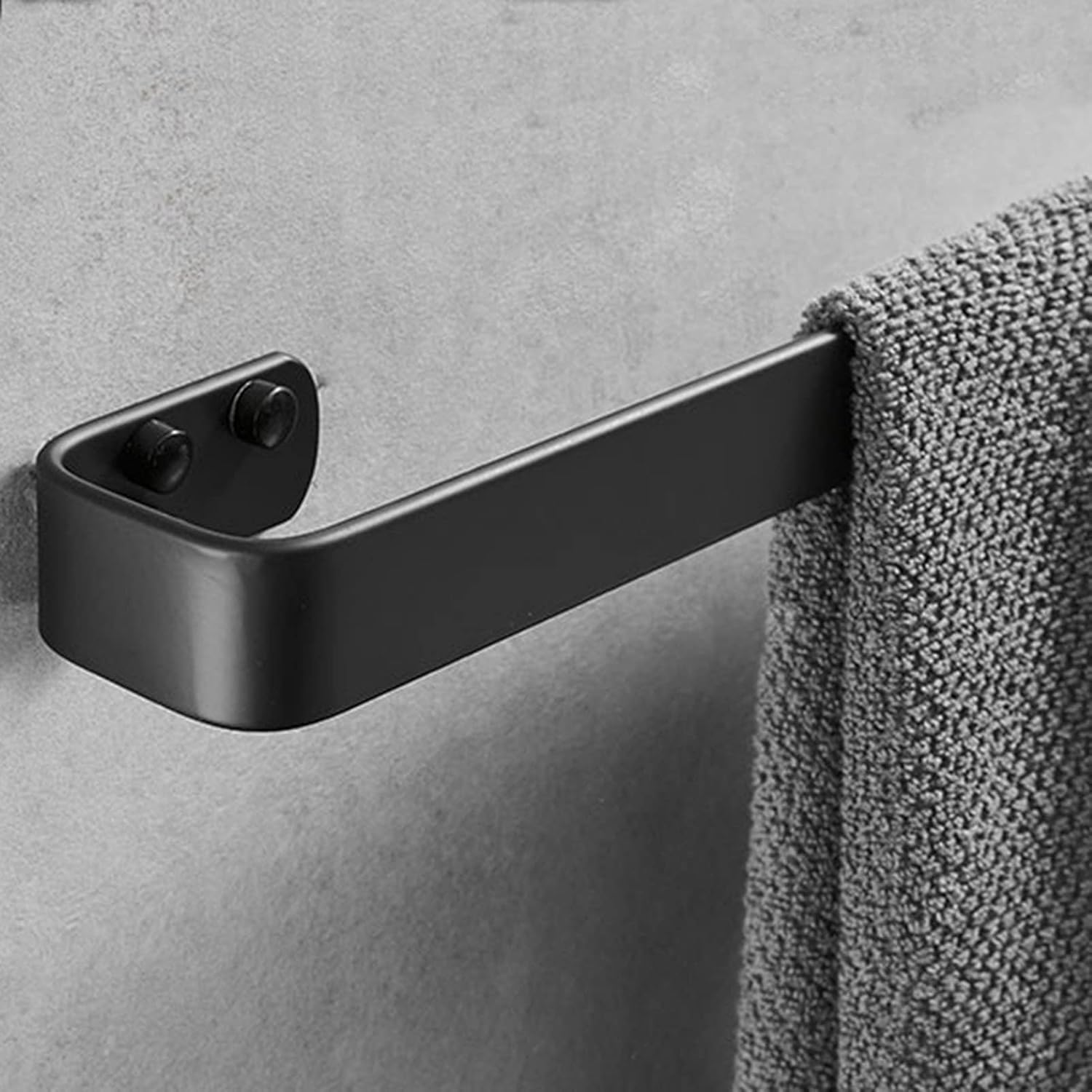 TiStm Matte Black Space Aluminum Towel Rack 30Cm