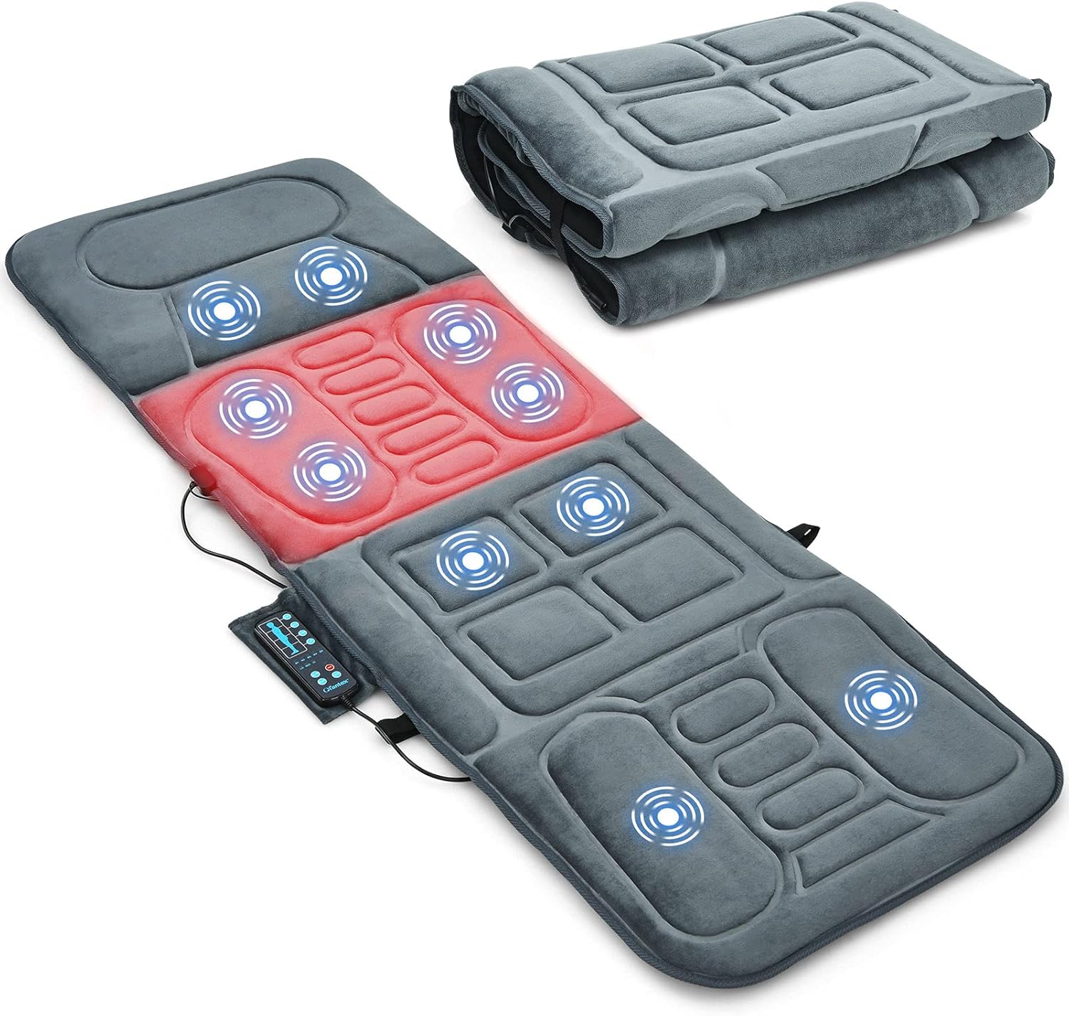 ERGOMASTER Massage Mat with 10 Motors and Heat 1