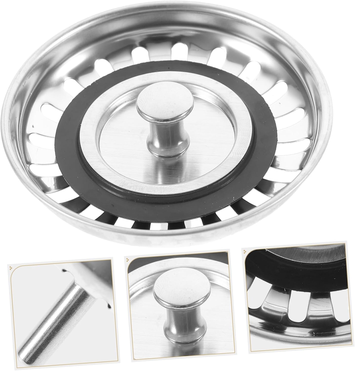 DIYEAH Leak-proof Drain Strainer for Kitchen Bath and Laundry