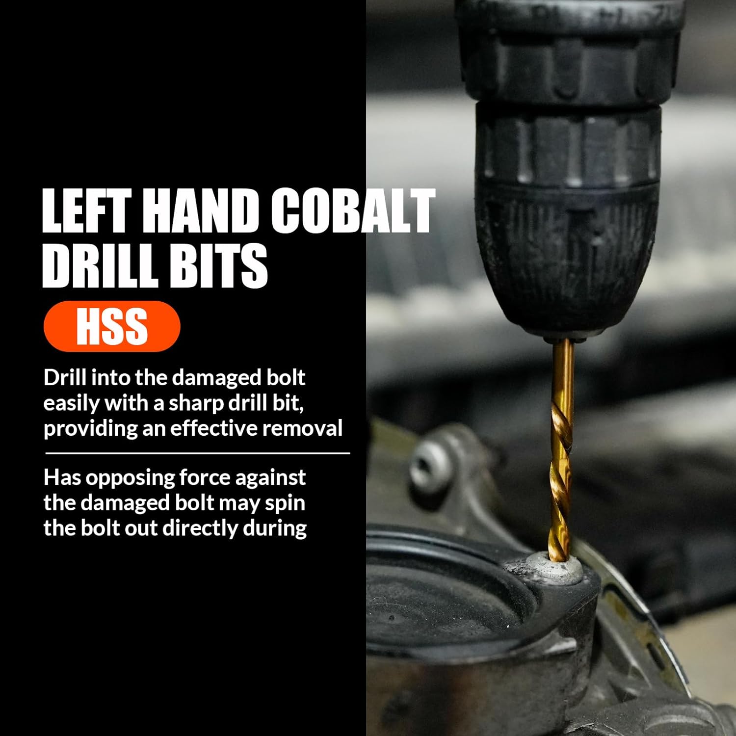 Coobeast 49Pcs Bolt Extractor Set with Left Hand Drill Bit