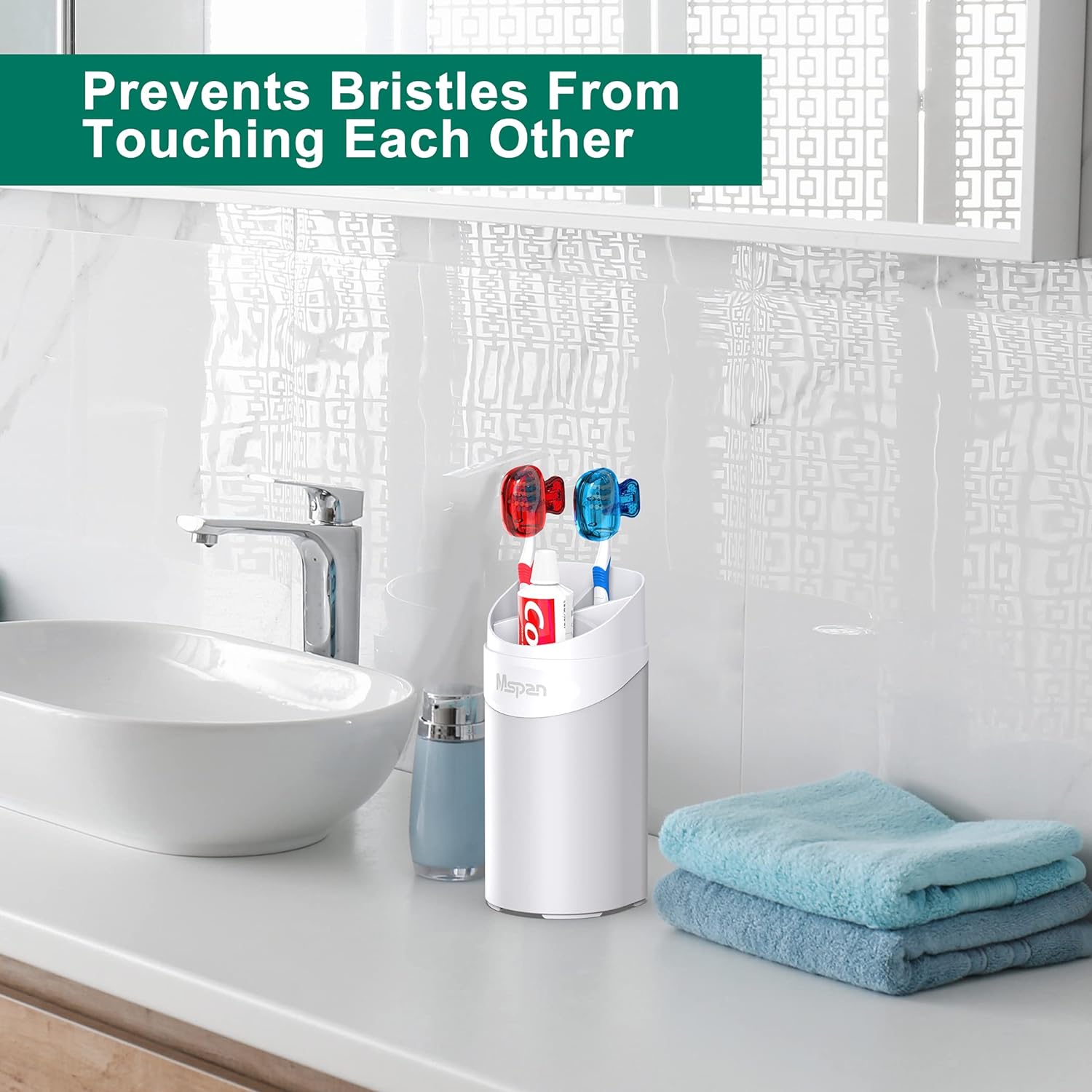 Mspan Toothbrush Cover - 4 Pack Protective Cap