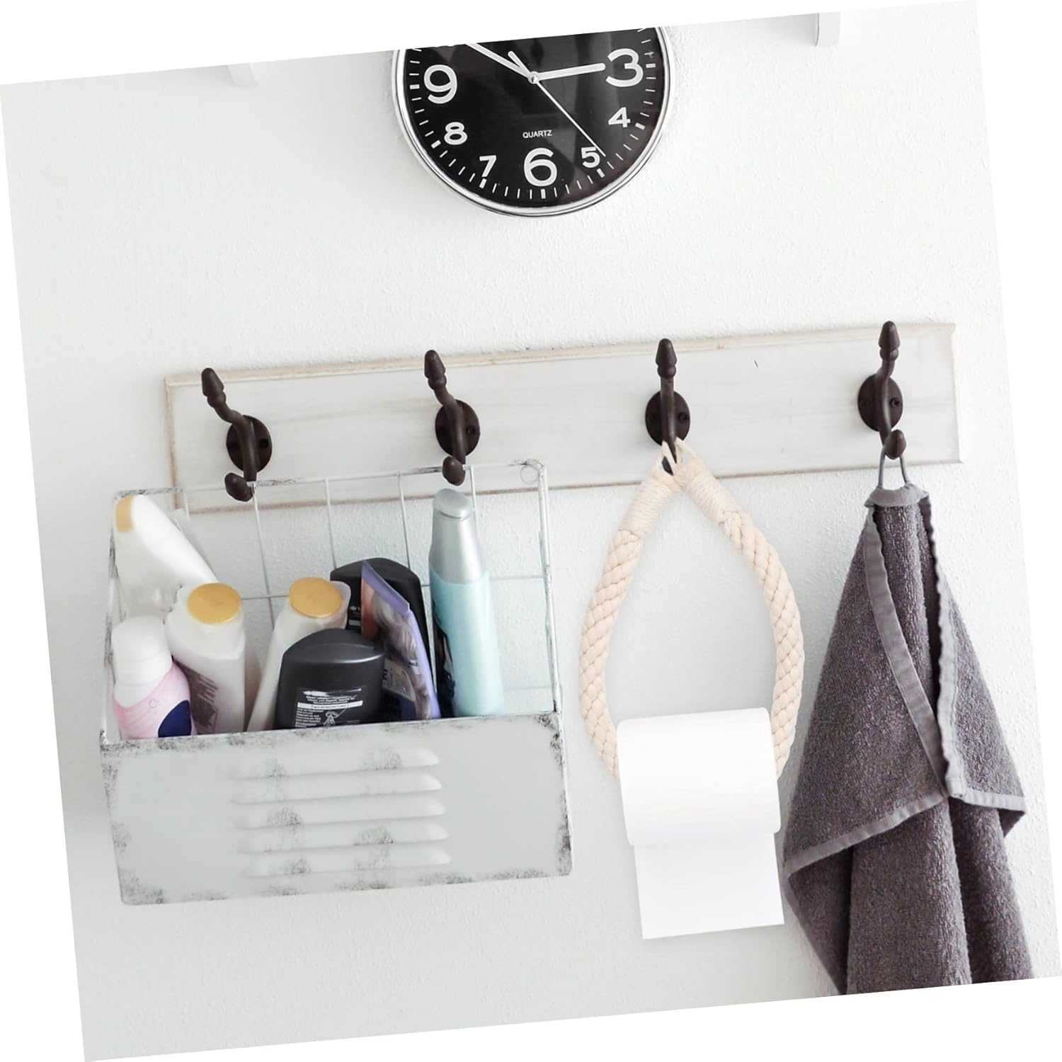 Handmade Rope Toilet Paper Holder Wall Mount