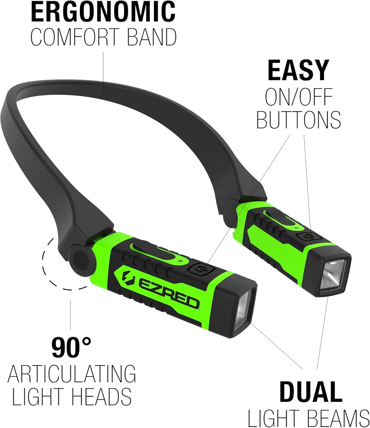 EZRED - Any Wear Neck Light Green NK15-GR