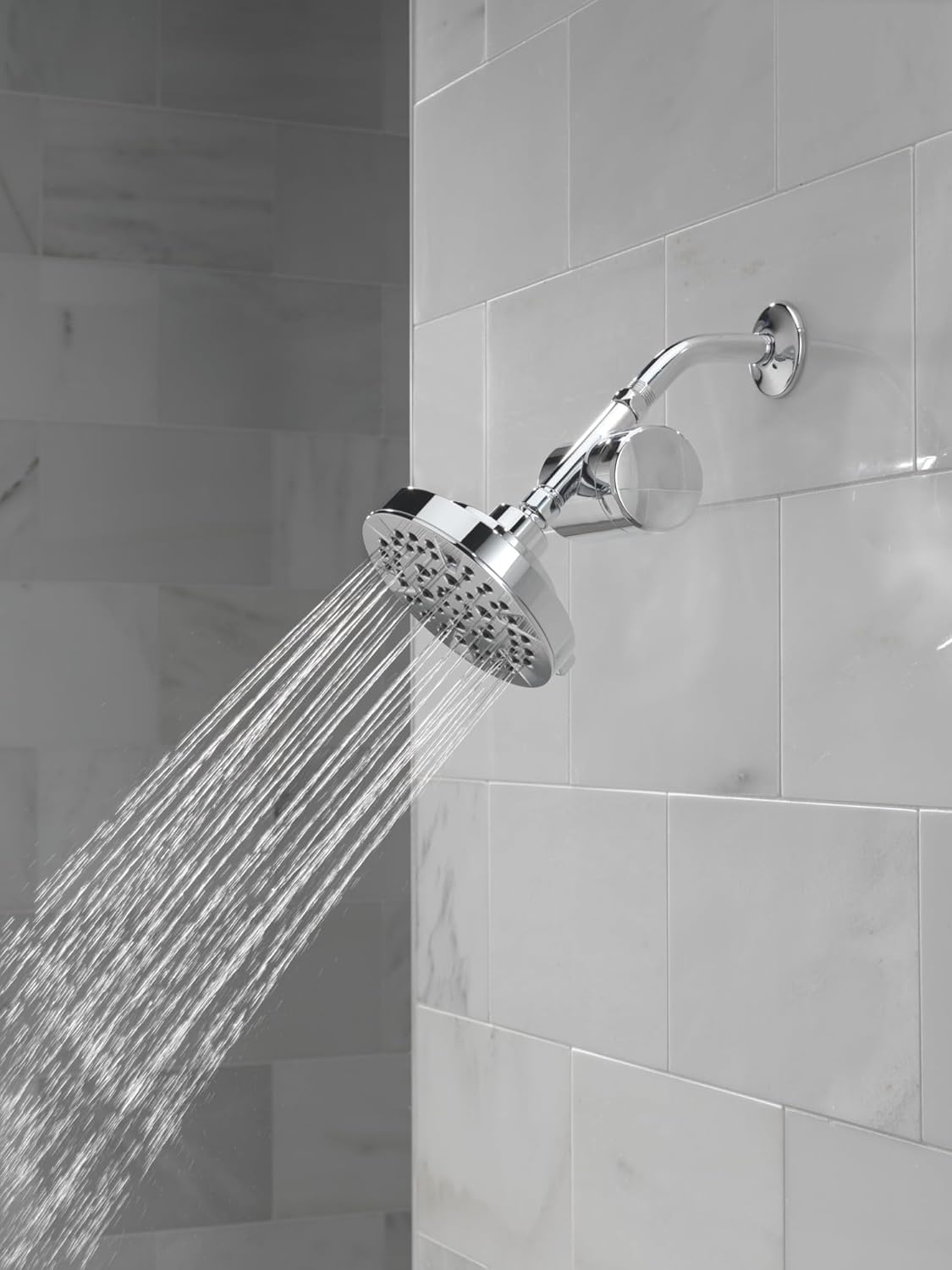 Delta 5-Spray Chrome Shower Head with Pause Feature