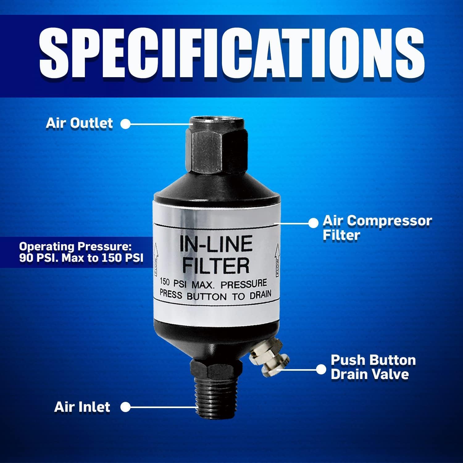 LE LEMATEC Air Compressor Water Separator AI303