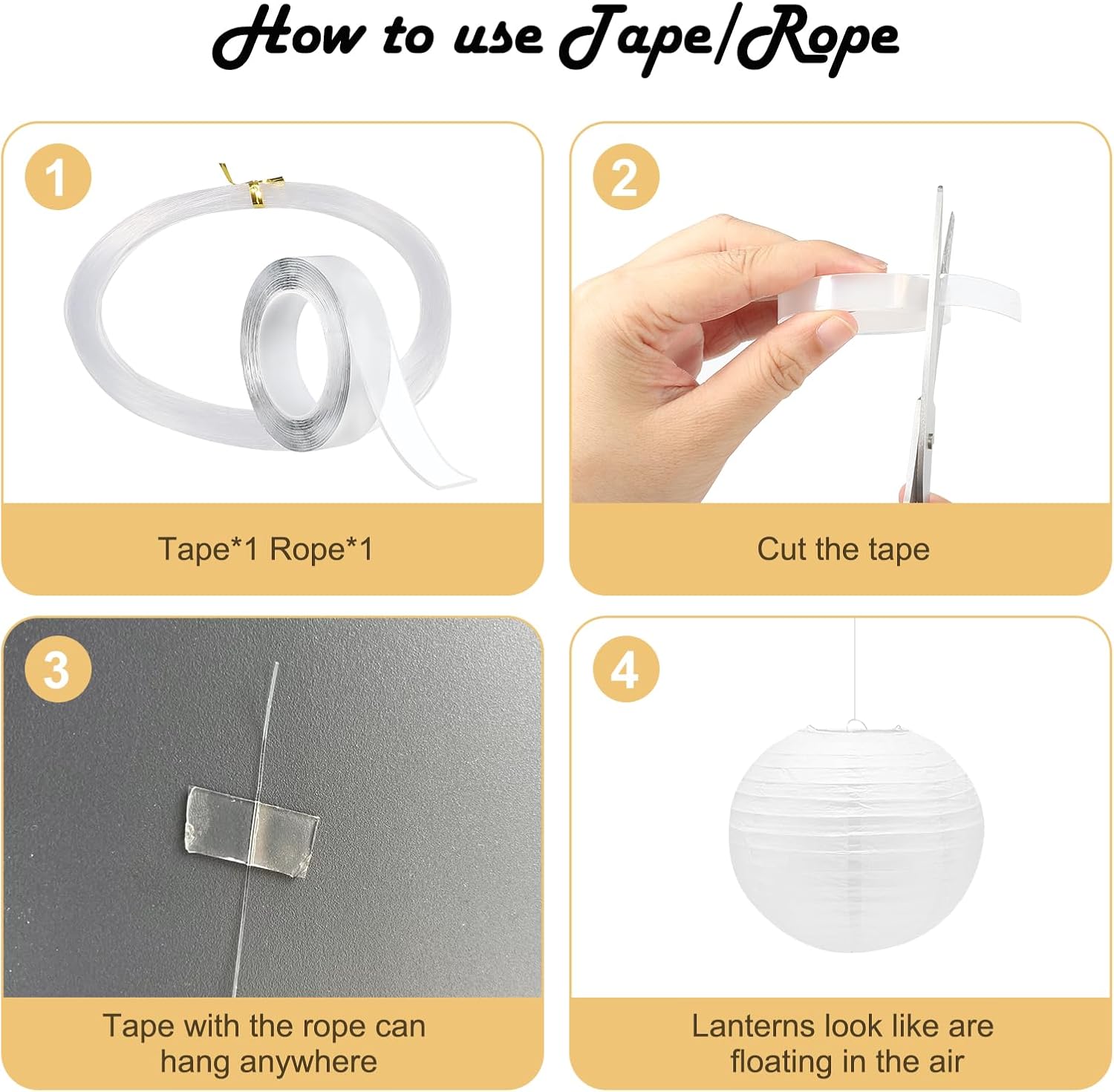 12 Pack White Paper Lanterns with Hooks and String 1