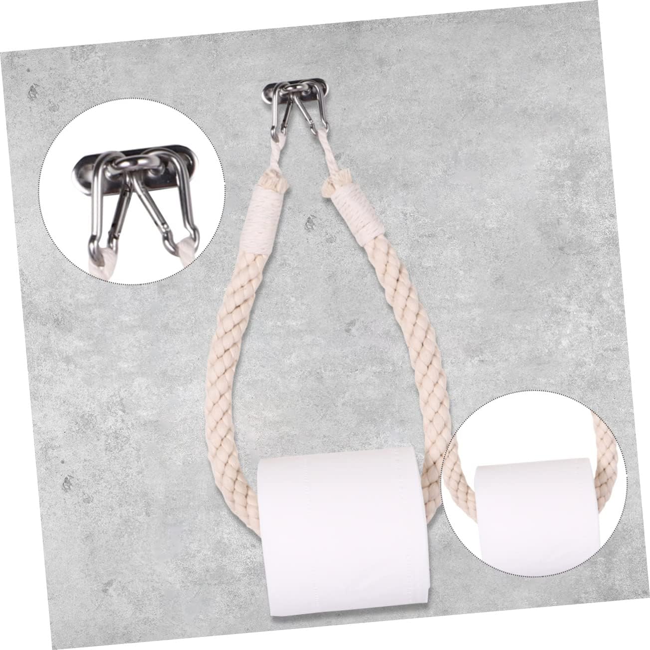 Nautical Rope Towel Holder for Bathroom and Kitchen