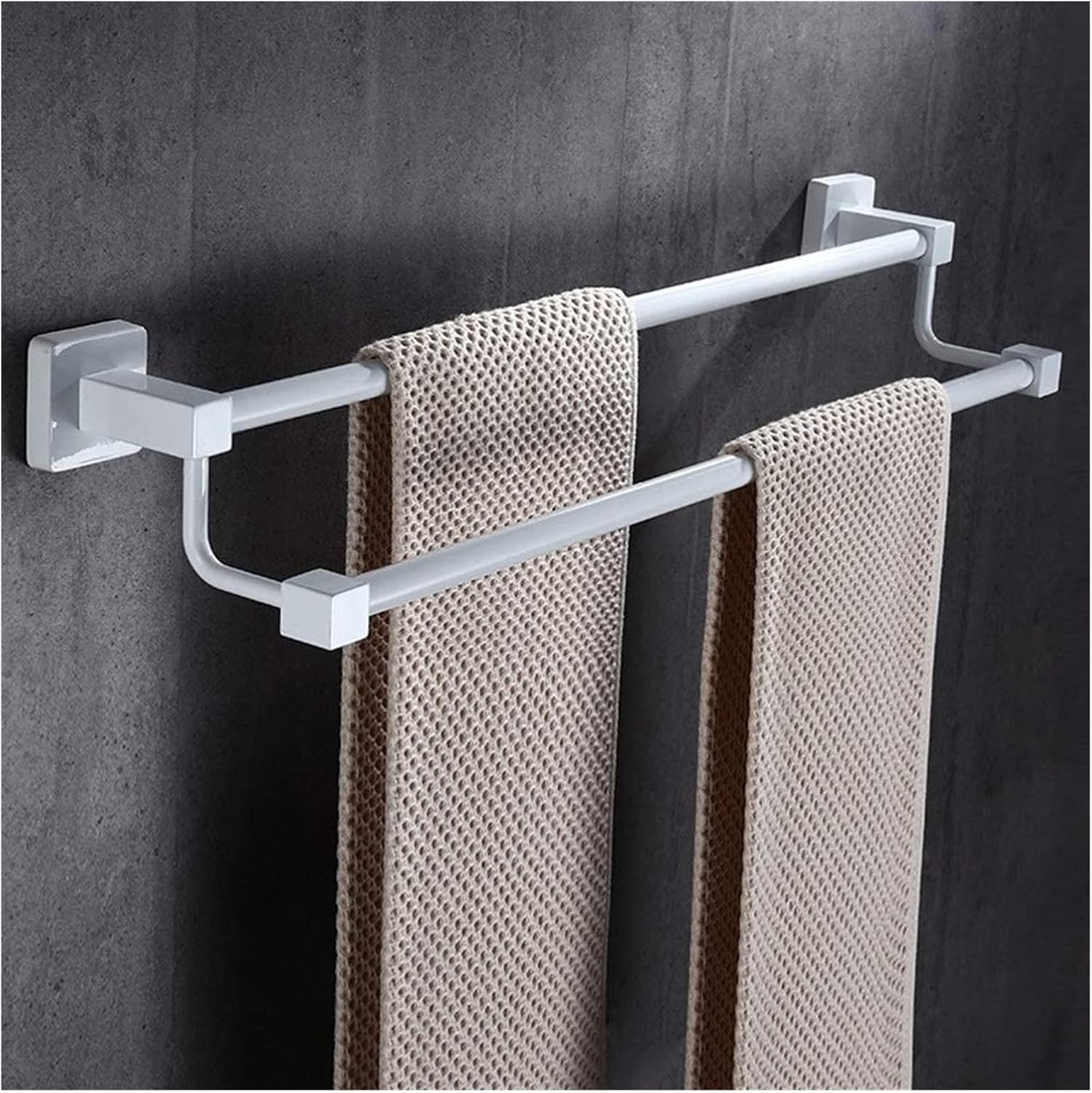 ALDEPO Stainless Steel Towel Rail Shelf 50Cm Wall Mount