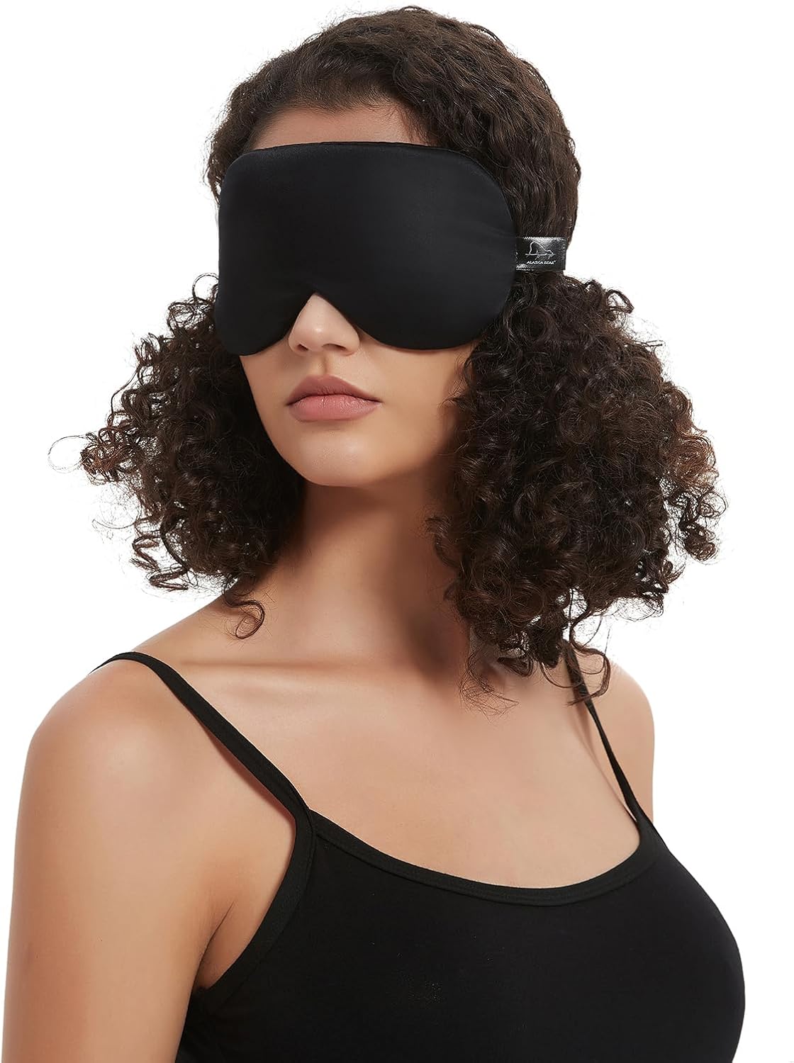 Alaska Bear Silk Sleep Mask for Comfortable Rest