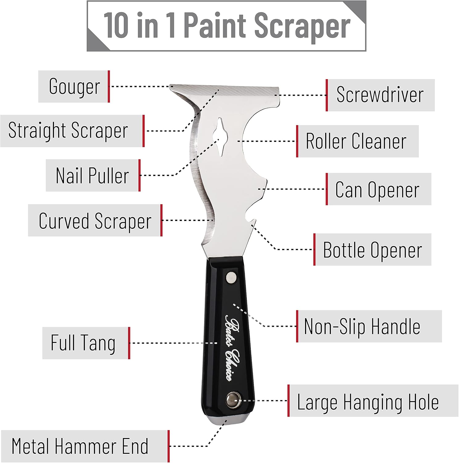 Bates Choice 10 in 1 Paint Scraper Tool 1