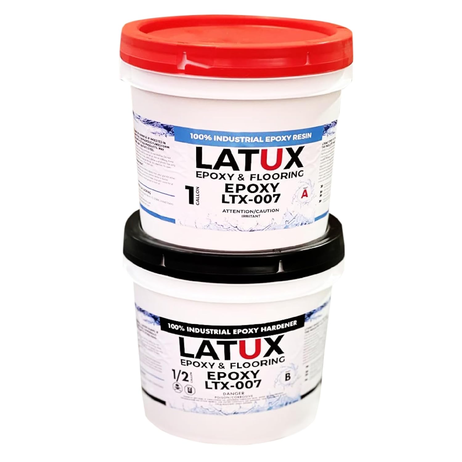 LATUX Epoxy Resin Floor Kit 15-Gallon Clear