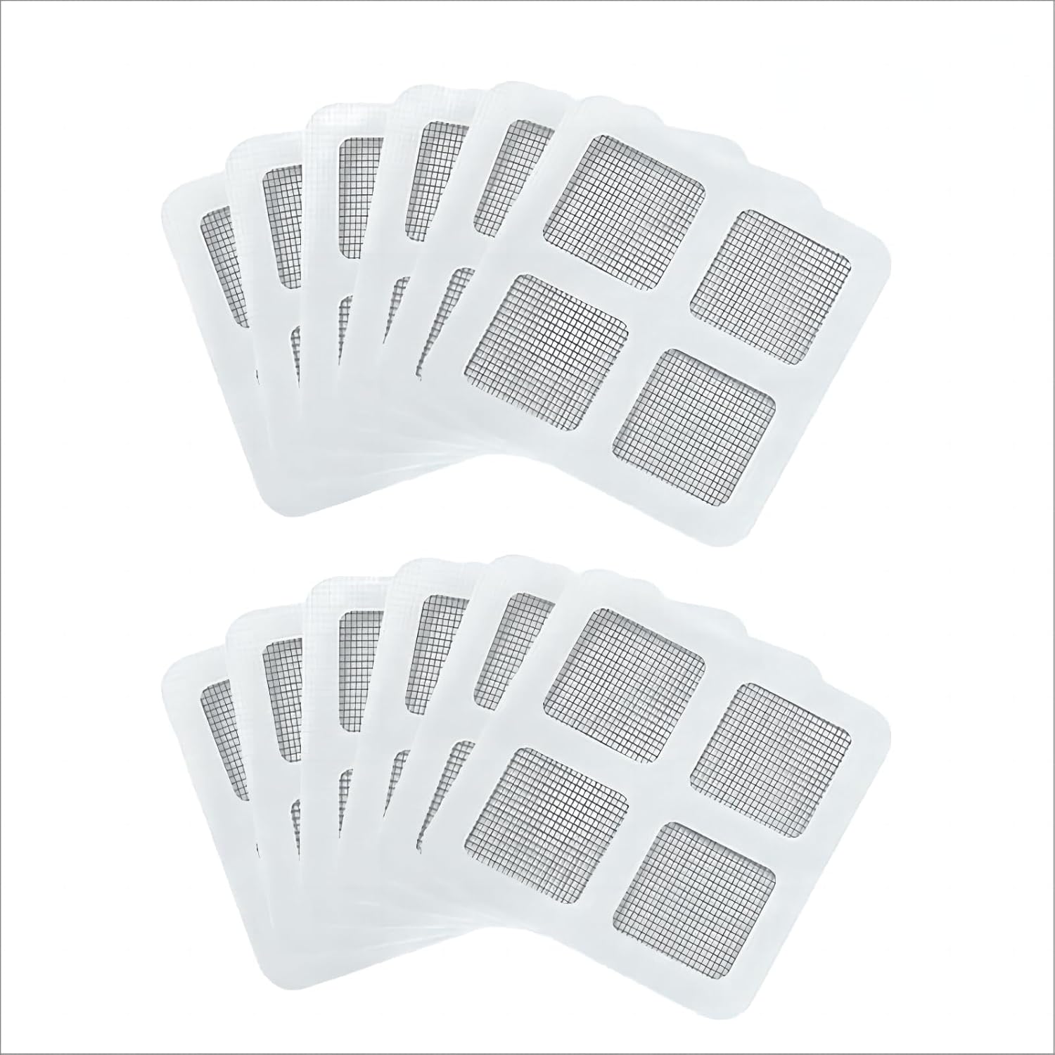 50 Pack Disposable Hair Catcher Sticker 4x4 Inch