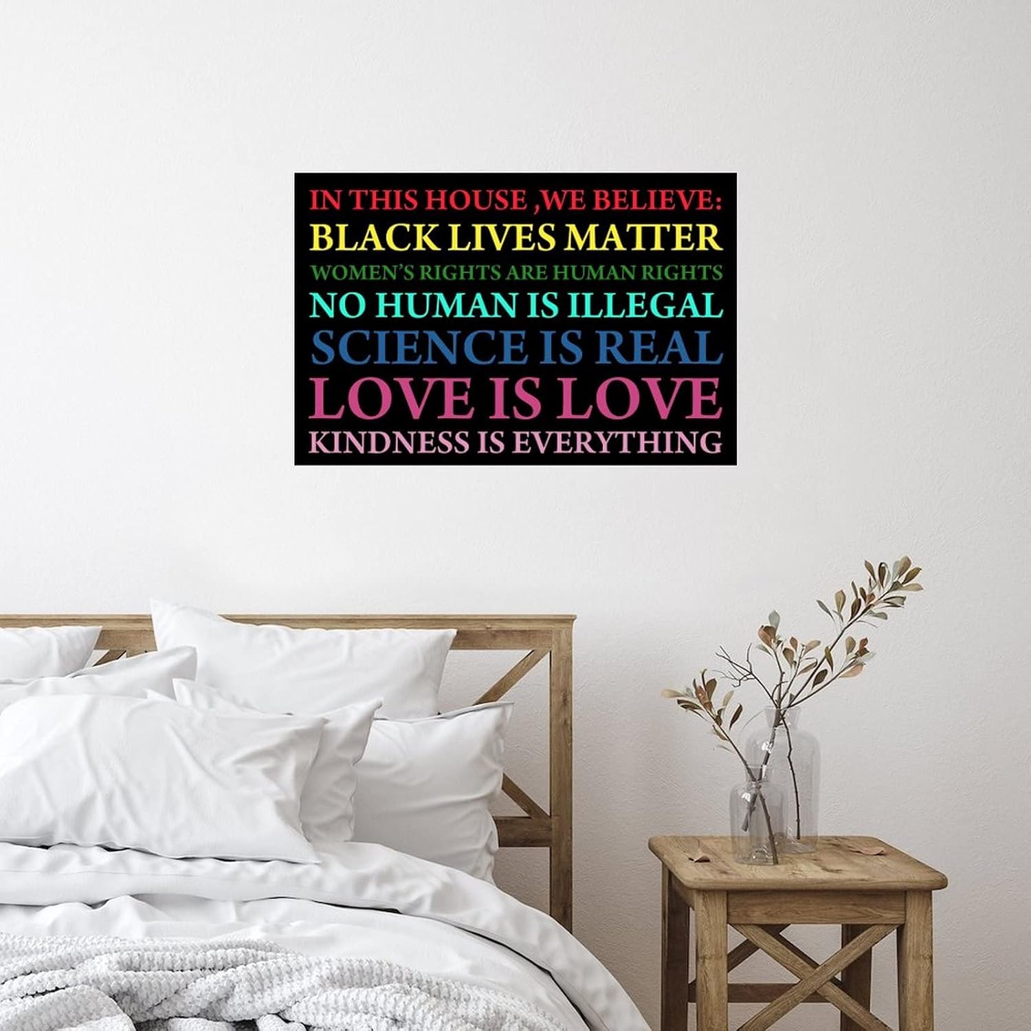 Rainbow Pride Wall Sticker for Kids Room Living Room