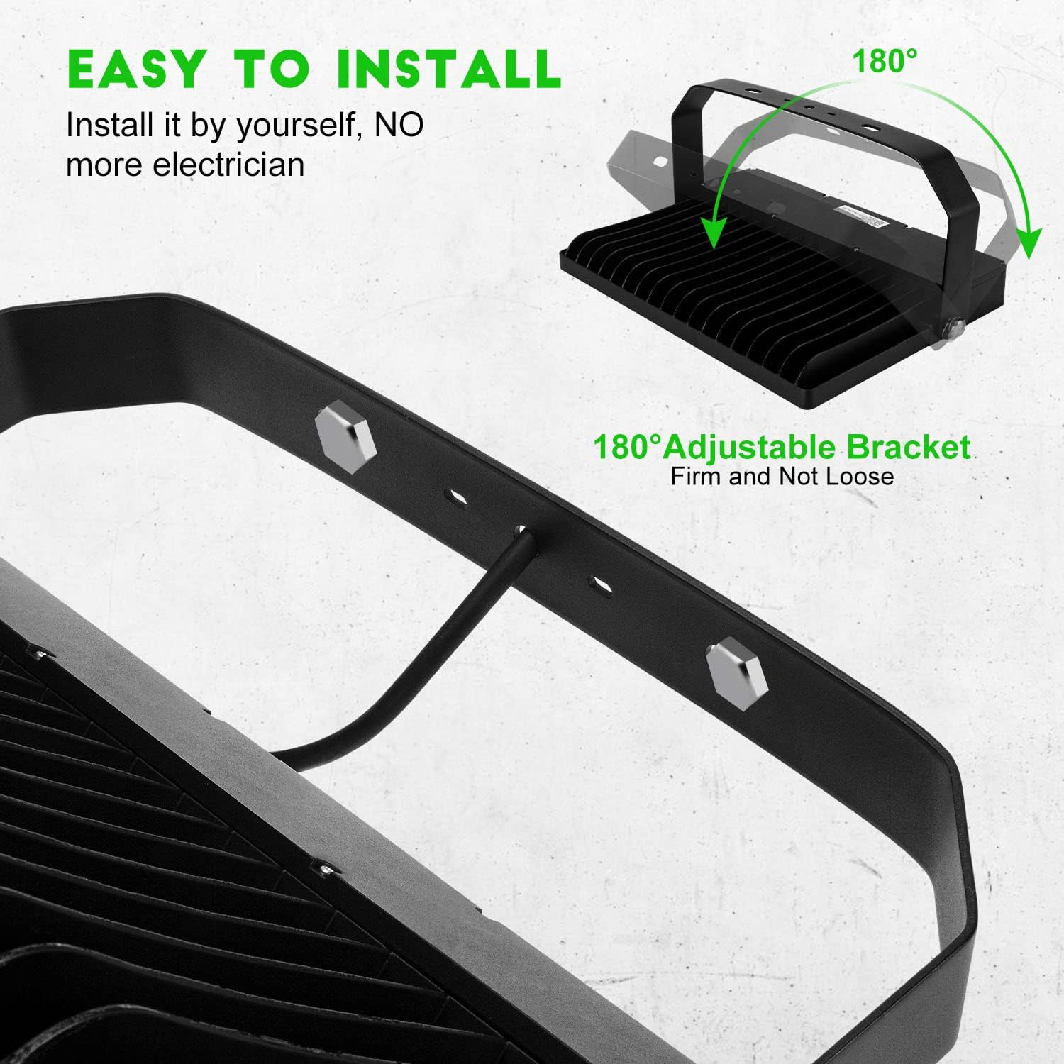 Juyace 36000Lm Super Bright LED Stadium Flood Light