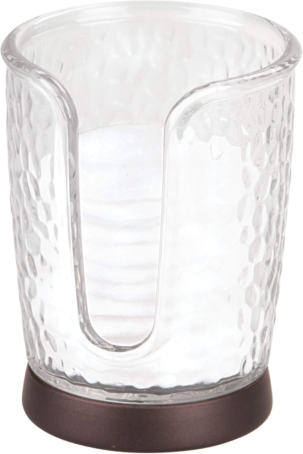 iDesign Rain Cup Dispenser Holder for Bathrooms