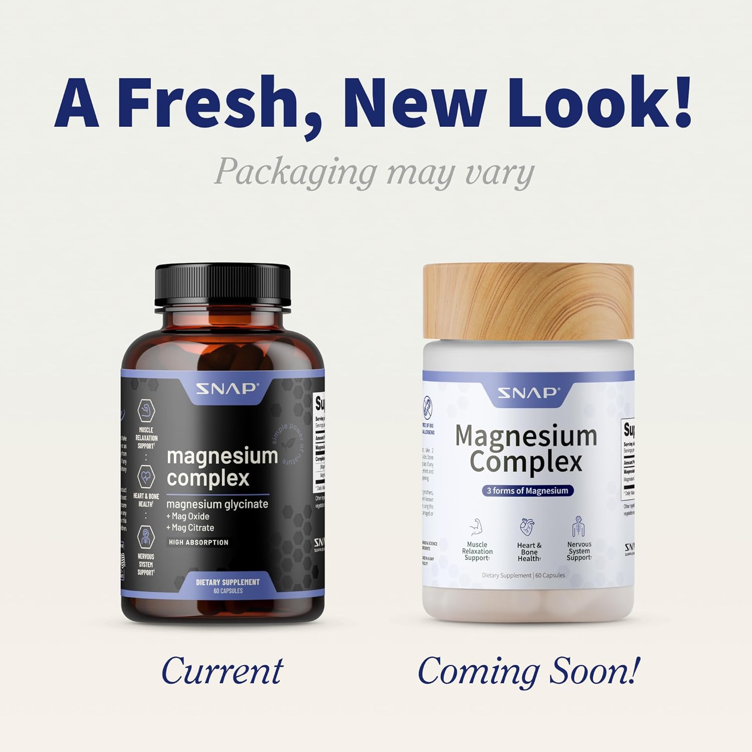 Snap Supplements 3-in-1 Magnesium Complex Capsules